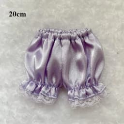 New Fashion Cotton Doll Pants Casual Wears DIY Accessories Shiny Shorts Clothes Lace Leggings Pants 15/20cm Cotton Doll