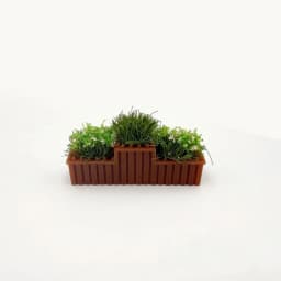1:12 Scale Dollhouse Simulated Flowers 10 Colors Lifelike Flower Fence Decor Miniature Potted Plants Toys Doll House Decor