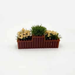 1:12 Scale Dollhouse Simulated Flowers 10 Colors Lifelike Flower Fence Decor Miniature Potted Plants Toys Doll House Decor
