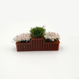 1:12 Scale Dollhouse Simulated Flowers 10 Colors Lifelike Flower Fence Decor Miniature Potted Plants Toys Doll House Decor