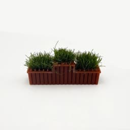 1:12 Scale Dollhouse Simulated Flowers 10 Colors Lifelike Flower Fence Decor Miniature Potted Plants Toys Doll House Decor