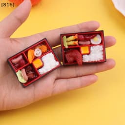 1:12 Dollhouse Japanese Fast Food Box rice sake Food Kitchen Decor Toy[S15][S15]