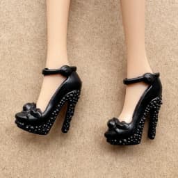 Colorful Assorted Heels 11.5 Inch Female Doll Shoes for 30 Cm Dolls 1/6 Scale Accessory Boots Dolls Shoes Toy