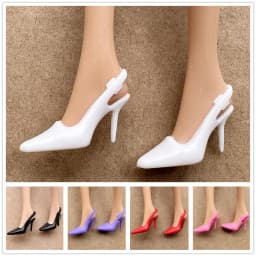 Colorful Assorted Heels 11.5 Inch Female Doll Shoes for 30 Cm Dolls 1/6 Scale Accessory Boots Dolls Shoes Toy