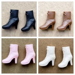 Colorful Assorted Heels 11.5 Inch Female Doll Shoes for 30 Cm Dolls 1/6 Scale Accessory Boots Dolls Shoes Toy