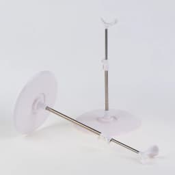 Adjustable Stainless Steel Doll Display Stand, Universal 36/42/48/60cm Support Holder