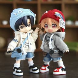 For Azone picco neemo Hoodie Clothes Set For Obitsu 11,1/12 GSC,/BJD, Molly, YMY Body11 Doll Accessories