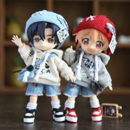 For Azone picco neemo Hoodie Clothes Set For Obitsu 11,1/12 GSC,/BJD, Molly, YMY Body11 Doll Accessories