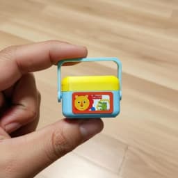 New 1 Set Doll House Nursery Decoration Photography Prop Miniature Shape Sorting Toy Box Dollhouse Educational Toy Model