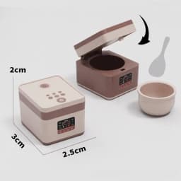 [New] HOT! 1Pcs Realistic Microwave Oven Rice Cooker Egg Boiler Play House Toy 1:12 Dollhouse Kitchen Home Appliances Furniture