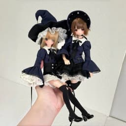 1/6 Doll's Clothes Fit To Azone Blyth Ob22 Ob24 Doll Magic Hat Witch Dress Toys Dress Up Play House Doll Accessories, No Doll