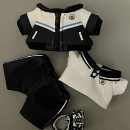 20cm Doll School Uniform Set Japanese Kawaii Cotton Plush Doll Outfit Back to School Replacement Clothes