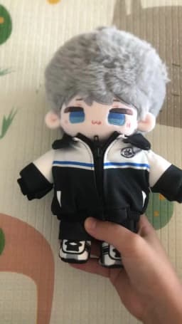 20cm Doll School Uniform Set Japanese Kawaii Cotton Plush Doll Outfit Back to School Replacement Clothes
