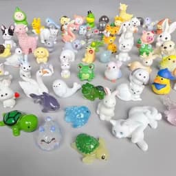 10/20/50Pcs Random Cute Animal Blind Bag Mini Simulation Animal Figurine Blind Box Toys Children Surprise Birthday Party Gi