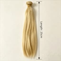 Wig Long Straight Hair Wig Soft Hair High Quality Straight Wig 25cm Milk Soft Silk Synthetic Hair Wig For 1/3 1/4 1/6