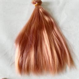 Wig Long Straight Hair Wig Soft Hair High Quality Straight Wig 25cm Milk Soft Silk Synthetic Hair Wig For 1/3 1/4 1/6