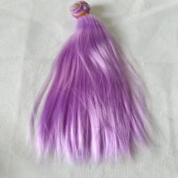 Wig Long Straight Hair Wig Soft Hair High Quality Straight Wig 25cm Milk Soft Silk Synthetic Hair Wig For 1/3 1/4 1/6