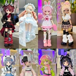 Advocate For Freedom 1/12 Scale Bjd Doll Head Shell Face Shell Blind Box Accessories Diy Doll Bjd Parts Collection Toys Gifts