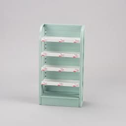 Mini 1/12 Dollhouse Cabinet Plastic 5 Colors Dollhouse Simulated Snack Cabinet Dolls House Desktop Decoration 9.5*4.3*14.5cm
