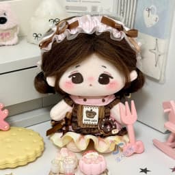 10cm Cotton Doll Clothes Mint Chocolate Strawberry Cake Series Skirt Macaron Color Palette No Attribute Clothing