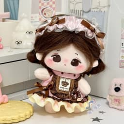 10cm Cotton Doll Clothes Mint Chocolate Strawberry Cake Series Skirt Macaron Color Palette No Attribute Clothing