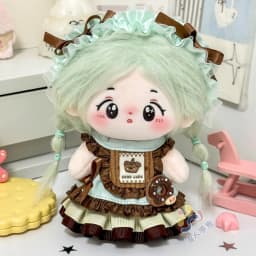 10cm Cotton Doll Clothes Mint Chocolate Strawberry Cake Series Skirt Macaron Color Palette No Attribute Clothing