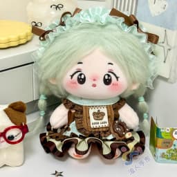 10cm Cotton Doll Clothes Mint Chocolate Strawberry Cake Series Skirt Macaron Color Palette No Attribute Clothing