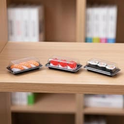Simulation Sushi Bento Dollhouse Model Lifelike Miniature Food Ornament for DIY Micro Scene Layout Decor