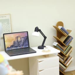 [J] 1Pcs Doll Home Simulation Table Lamp Furniture Decoration Toy 1/12 Dollhouse Miniature Desk Lamp Bedside Lamp Model