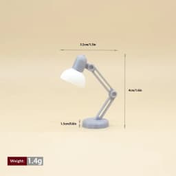 [J] 1Pcs Doll Home Simulation Table Lamp Furniture Decoration Toy 1/12 Dollhouse Miniature Desk Lamp Bedside Lamp Model