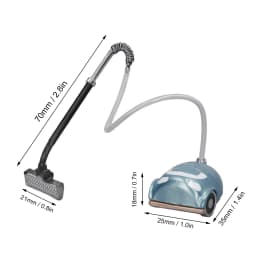 Dollhouse Vacuum Cleaner 1:12 Scale Vivid Details Add Ambience Doll House Accessories for Home Decoration Gifts