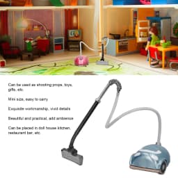 Dollhouse Vacuum Cleaner 1:12 Scale Vivid Details Add Ambience Doll House Accessories for Home Decoration Gifts