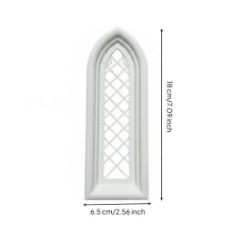 Arched Window Miniature Window for Dollhouse, Model Scenes