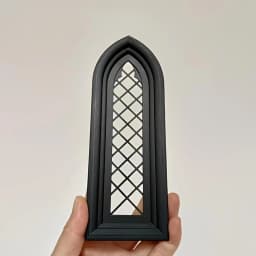 Arched Window Miniature Window for Dollhouse, Model Scenes