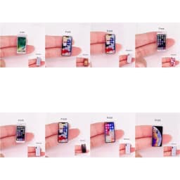 1:12 Miniature Phone Micro Model Decoration Dollhouse Mobile Phone Model Dollhouse Phone Doll House Accessories Decor
