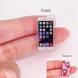 1:12 Miniature Phone Micro Model Decoration Dollhouse Mobile Phone Model Dollhouse Phone Doll House Accessories Decor
