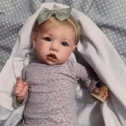22 Inch Saskia Reborn Doll Kit, Unfinished Unpainted Blank DIY Doll Accessories
