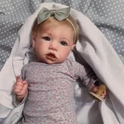 22 Inch Saskia Reborn Doll Kit, Unfinished Unpainted Blank DIY Doll Accessories