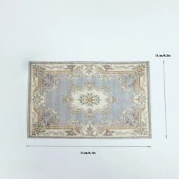 /Kb/1:12 Dollhouse Miniature Antique Style Carpet Home Furniture Decor Toy Mini Retro Floor Mat Doll House Accessories 1/4Pcs