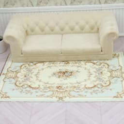 /Kb/1:12 Dollhouse Miniature Antique Style Carpet Home Furniture Decor Toy Mini Retro Floor Mat Doll House Accessories 1/4Pcs