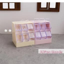 1/12 Dollhouse Simulation Candy Display Rack Drawer Cabinet Model Dollhouse Furniture Decoration Mini Supermarket Scene Ornament