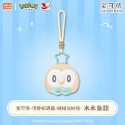 New LDCX Pokemon Quiet First Encounter Series Pokatian Plush Doll Storage Bag Wallet Trendy Pendant Anime Collectible Decor Gift