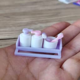 1 Set 1/12 Dollhouse Mini Furniture Accessories Toy Cup Toothpaste Toothbrush