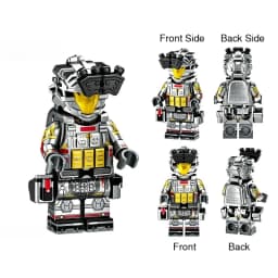 Military Soldier Building Blocks, Special Agent DIY Assembly Brick Toy, Collectible Action Figure Model Desktop Ornament