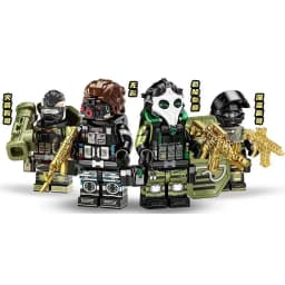 Military Soldier Building Blocks, Special Agent DIY Assembly Brick Toy, Collectible Action Figure Model Desktop Ornament