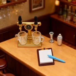 5Pcs Dollhouse Mini Beer Mug Model Miniature Scene Props Decoration For DIY Craft Collection