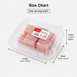Mini Supermarket Food Box Role-Playing Toy 1:12 Scale Crab Lobster Pork