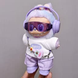 For Labubu Select High-quality Doll Clothing 15-17CM Casual Wear Set - 6-piece Set Labubu Universal Clothing