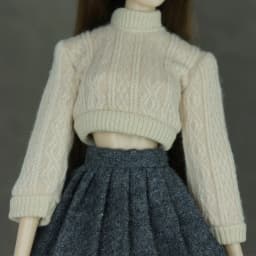 Handmade Doll Knitted Sweater Multicolored Mini 30cm Dolls Casual Dress Kids DIY Gift Toys Doll Accessories Tops for 1/6 Doll