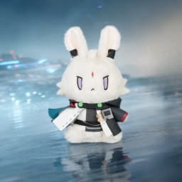 21cm Anime Game Arknights Endfield Arcane VER. Kawaii Rabbit Cosplay Soft Cotton Doll Cartoon Animal DIY Toy Figures Fans Gift